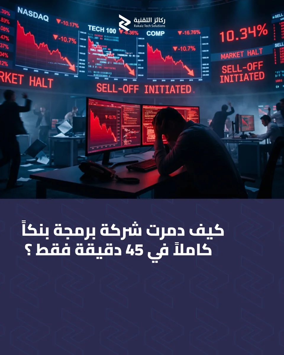 كيف دمرت شركة برمجة بنكاً كاملاً في 45 دقيقة فقط؟